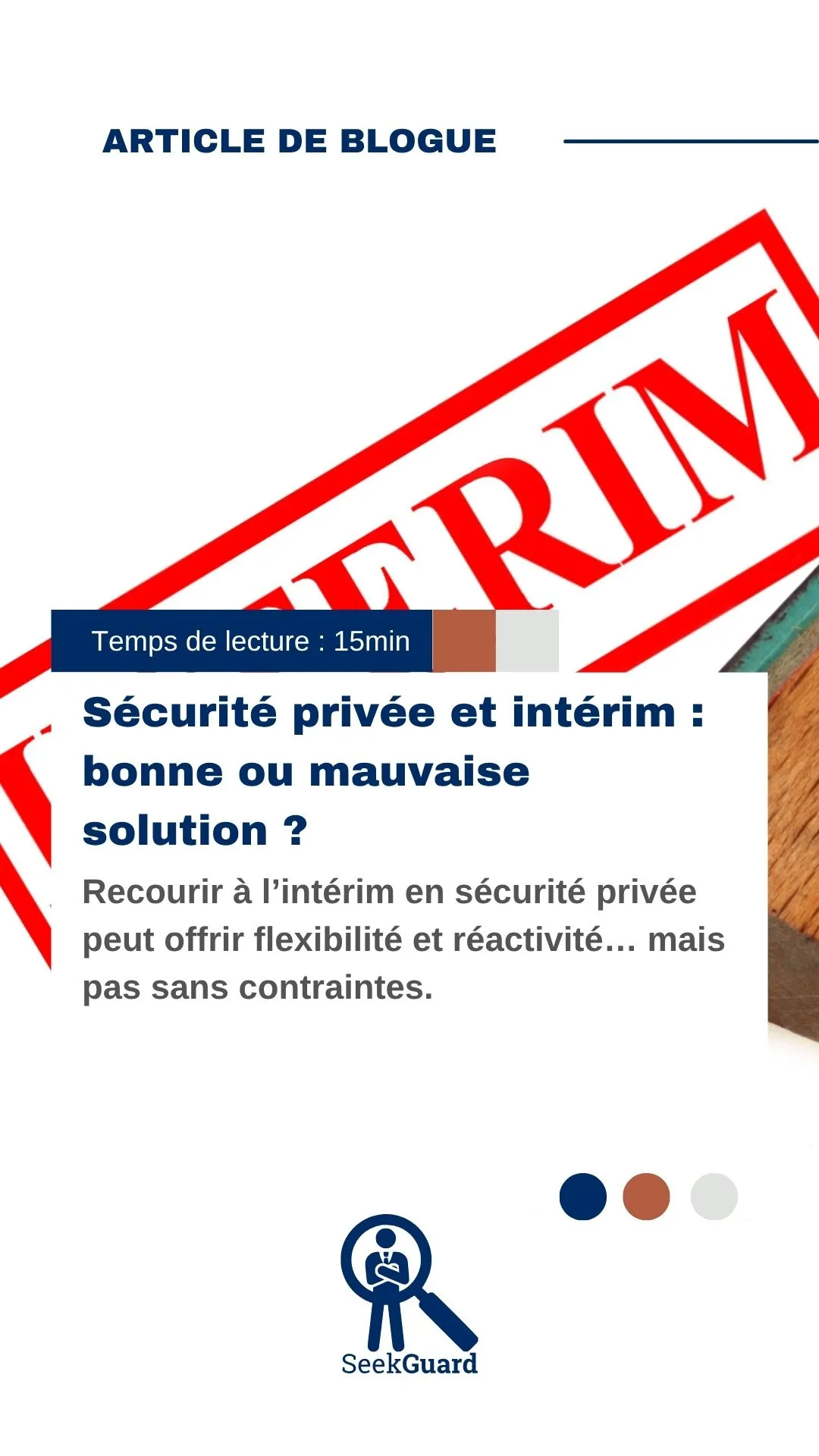 Sécurité privée et intérim : bonne ou mauvaise solution ?